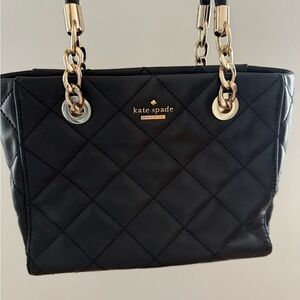 Kate Spade Black Quilted Bag